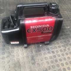 実働　小型軽量　激レア　インバーター発電機　HONDA製　EX500  並列運転搭載の画像