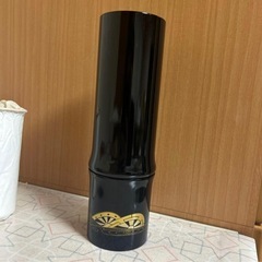 竹型花生　波車　花器　茶道具　山中漆器　塚田外志男の画像