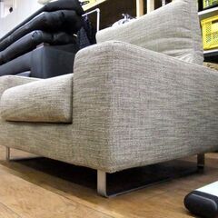 HUKLA T875 1人掛けソファ/1Pソファ ファブリック モダンデザイン 可動式背もたれ フクラ ソファー 椅子 家具 札幌市厚別区 厚別店の画像