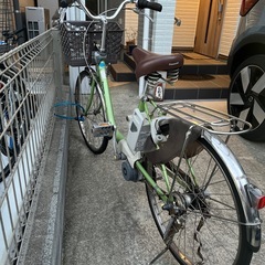 中古 電動アシスト自転車の画像