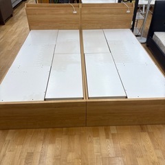 ジモティー特別価格🉐 N1231★キングベッドベッド★ベッド★幅1950mmの画像