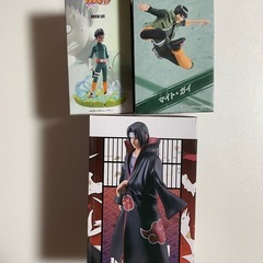 新品未使用　NARUTO フィギュア　イタチ　ロックリー　ガイの画像
