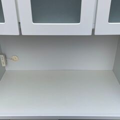 食器棚 カウンター キッチンボード カップボード レンジ台の画像