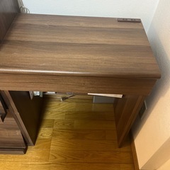 パソコンデスク 幅60 コンセント付き学習机の画像