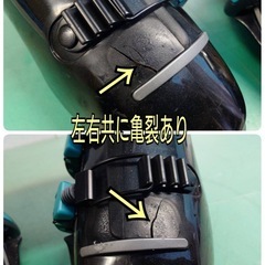 ● 30)  DYANAFIT ディナフィット 612 スキー ブーツ  304mm 26cm  スキー靴 ブラック 訳あり品 中古 ④の画像