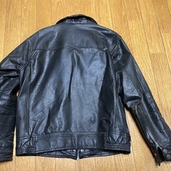 レトロな皮ジャンの画像