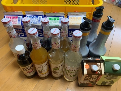 モナンシロップMONIN かき氷シロップなど
