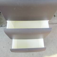 ノーデュス スリム プラスチック 5段チェスト 幅34cm　収納 ケース 棚　引き出し おしゃれ　ブラウン nodus 平和工業の画像