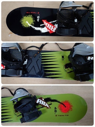 お値下げ！　● L) RIDE 46.5 TWIN.TIP/Made in Austria/146cm ライド スノーボード ビンディ
