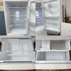 I343 🌈 ジモティー限定価格！ エコナビ搭載♪ Panasonic 冷蔵庫 (365L) ⭐ 動作確認済 ⭐ クリーニング済の画像