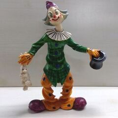 アンティーク調 ピエロ フィギュア 4体セット 高さ20.2～23cm レトロ 置物 オブジェ インテリア小物 コレクション 札幌市中央区 南12条店の画像