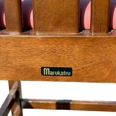 在庫4脚あり☆Marukatsu 木製ハイチェア 椅子 イス 店舗用 お店用椅子 チェア 木製チェア☆の画像
