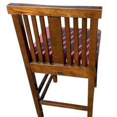 在庫4脚あり☆Marukatsu 木製ハイチェア 椅子 イス 店舗用 お店用椅子 チェア 木製チェア☆の画像