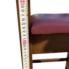 在庫4脚あり☆Marukatsu 木製ハイチェア 椅子 イス 店舗用 お店用椅子 チェア 木製チェア☆の画像