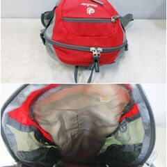 deuter サイクリング用バックパック BIKE 1 (ワン) 20L　レインカバー付　赤/グレー　サイクルバッグ　ドイター　バイクワン　の画像