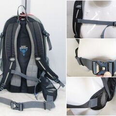 deuter サイクリング用バックパック BIKE 1 (ワン) 20L　レインカバー付　赤/グレー　サイクルバッグ　ドイター　バイクワン　の画像