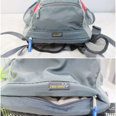 deuter サイクリング用バックパック BIKE 1 (ワン) 20L　レインカバー付　赤/グレー　サイクルバッグ　ドイター　バイクワン　の画像