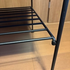 センターテーブル　アイアン　木天板の画像