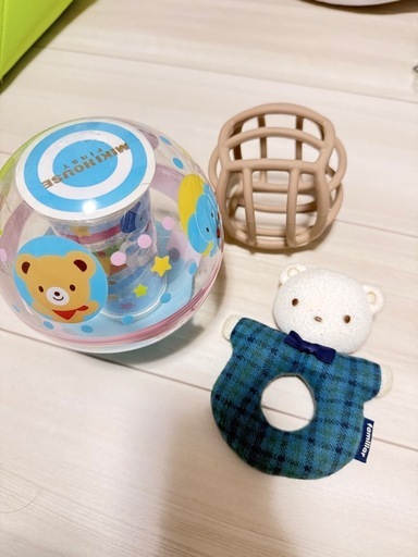 ミキハウス・ファミリア含むベビーおもちゃ 3点セット (いくママ) 今津