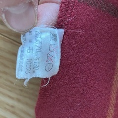 ウール100% ストール、膝掛けの画像