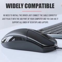 【新品・未使用】PC　マウス　有線の画像