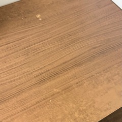 木製ローテーブル／ブラウン／状態良好（引き取り限定）の画像