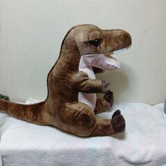 ゴジラ1.0 ＆ティラノサウルス（恐竜）特大ぬいぐるみセットの画像