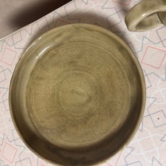 【美品】茶器セット　虫明焼　茶碗　湯呑み 茶器 和陶器 カップ ソーサーの画像