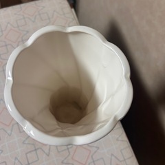 ホワイト　フラワーベース　花器　花瓶 花瓶 フラワーベース 花器 ホワイト 白色 陶器の画像