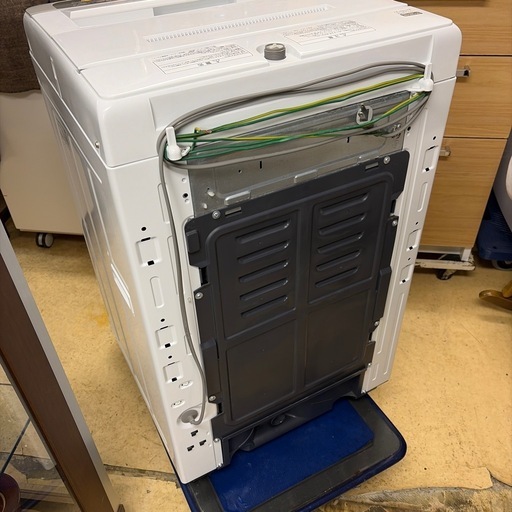 2019年製 Panasonic 全自動洗濯機 5kg 配達設置対応・一ヶ月保証 シャンパン NA-F50B12 パナソニック 