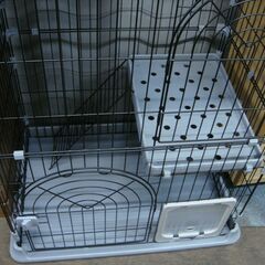 RAKU 猫用 ケージ ハウス キャットハウス 3段 寸法 幅 830 × 奥行 600 × 高さ 1610mm【モノ市場安城店】125の画像