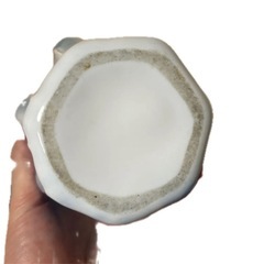 昭和レトロ　フリル　ガラス　花瓶 花瓶 ブルー インテリア フラワーベース 昭和レトロ 花器 ガラス製の画像