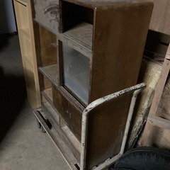 あげます　古い棚　ジャンク の画像