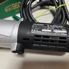 日立工機 HIKOKI 100mm ディスクグラインダー G10SH5 MAX960W 2022年製 スリムタイプ 細径 元箱付 稼働確認済 中古美品 ④の画像