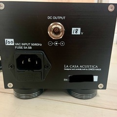 La casa acustica オーディオインターフェイス/DAC　高音質18V電源の画像