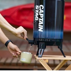 最後まで注げる！ウォータージャグ　10L　ネイビー　UE-2034の画像