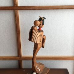 創作こけし 民芸品 木彫りの画像