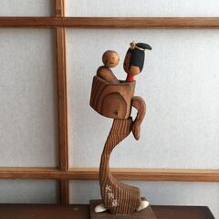 創作こけし 民芸品 木彫りの画像