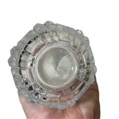 フコク生命　ガラス　花瓶　フラワーベース　ノベルティ　ヴィンテージの画像