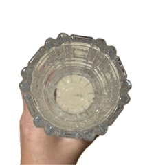 フコク生命　ガラス　花瓶　フラワーベース　ノベルティ　ヴィンテージの画像