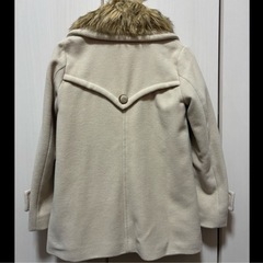 ファー付きピーコートINGNI（イング）レディース【M】の画像