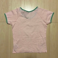 adidas ピンク Tシャツ 半袖 リンガーTシャツの画像