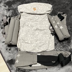 エルゴベビー 抱っこ紐 グレー 星柄の画像