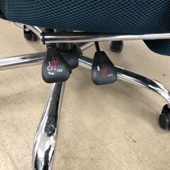 【ジャングルジャングル石津店】オフィスチェア　チェア　布　ブルー　リラックス　ハイバック　ゲーミング　新生活 堺市 西区 堺区 石津の画像