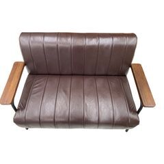 ニトリ 2人掛けソファー ブラウンの画像