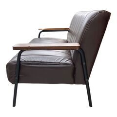 ニトリ 2人掛けソファー ブラウンの画像