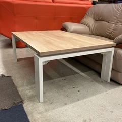 12/25まで店頭商品一部を除き半額クリスマスSALE!!開催中　サ2512-172 ニトリ コタツ フロットC 105 ヴィンテージNA 家具調こたつ 通電確認済み キズ汚れ有りの画像