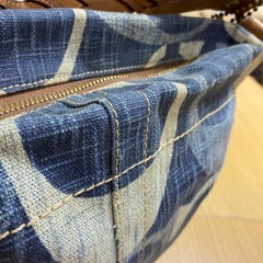 COACH デニム ハンドバッグ 使用感・汚れありの画像