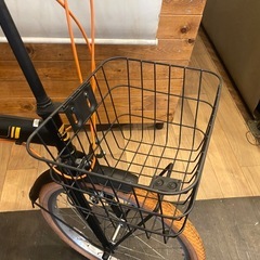 【リアサス】20インチ折りたたみ自転車　ブラックの画像