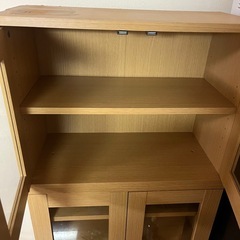 まもなく出品終了！ニトリ　食器棚　の画像